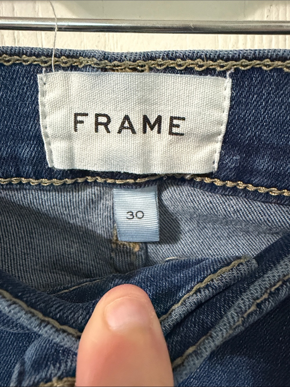 Frame Le Garçon Denim Skinny Jeans Medium Blue Wash Like New Women’s Size 10 - Picture 2 of 6